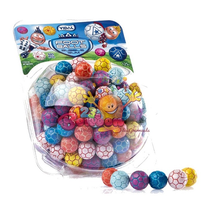 Chewing-gum ballon foot vidal – Palais des Bonbons