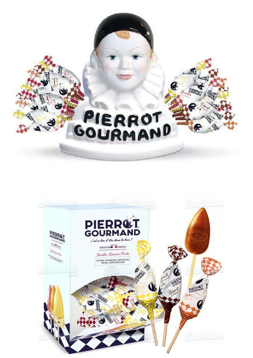 Présentoir à sucettes Pierrot Gourmand