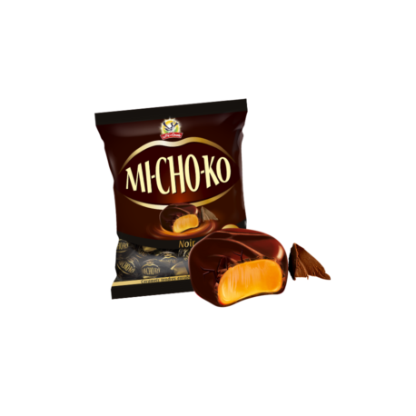 Bonbons caramel chocolat noir MICHOKO - Sachet de 100 g