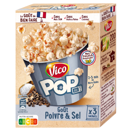 Pop Corn vico poivre et sel