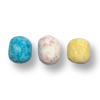 Bille de chez verquin rouge pour fraise, jaune pour citron et bleu pour cosmique framboise